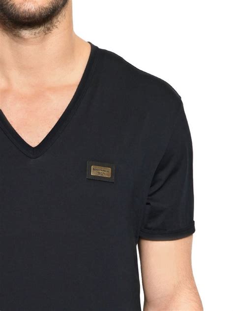 dolce gabbana mens v neck|Dolce & Gabbana clothing for men.